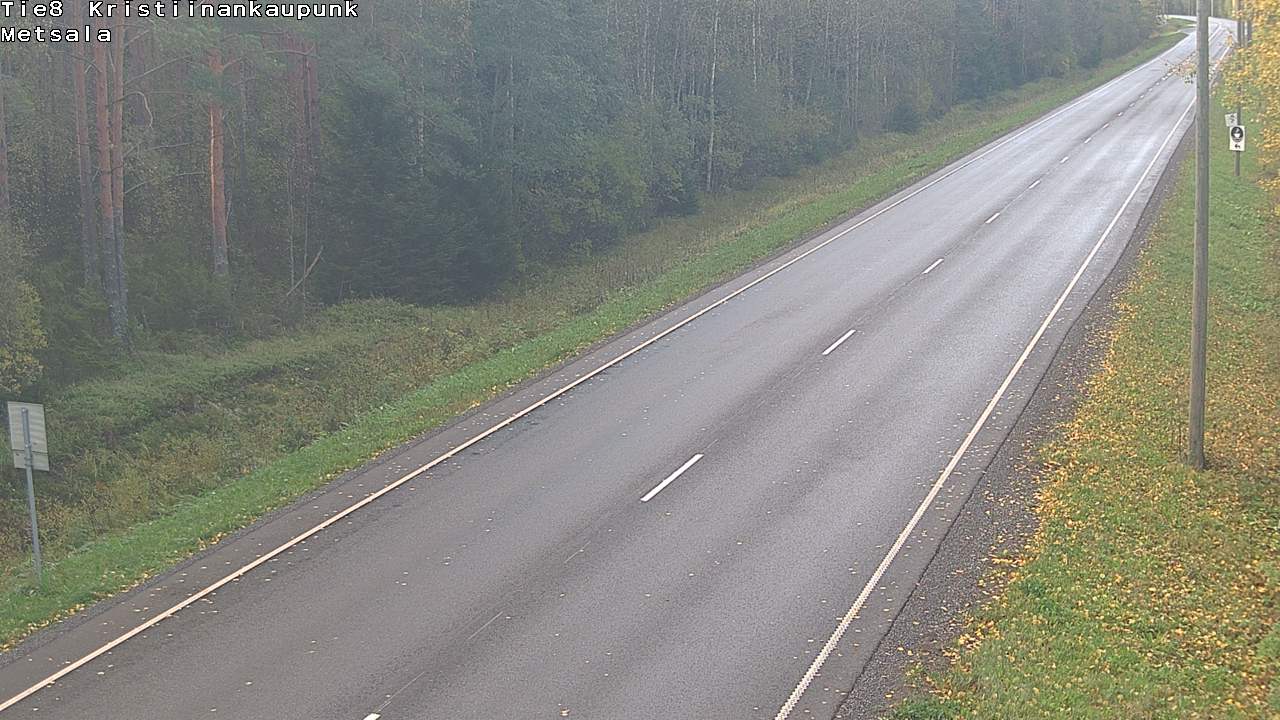Weather Camera Image Väg 8 Kristinestad, Ömossa, Kristiinankaupunki, Pohjanmaa