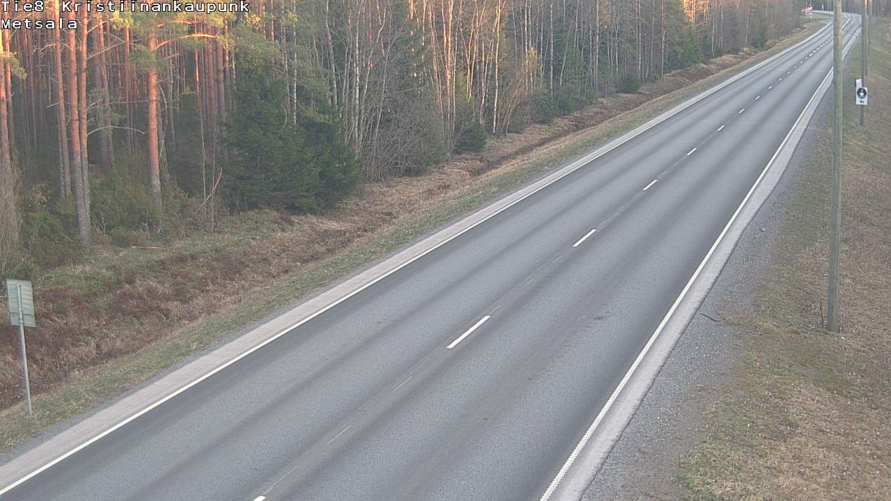 Weather Camera Image Väg 8 Kristinestad, Ömossa, Kristiinankaupunki, Pohjanmaa