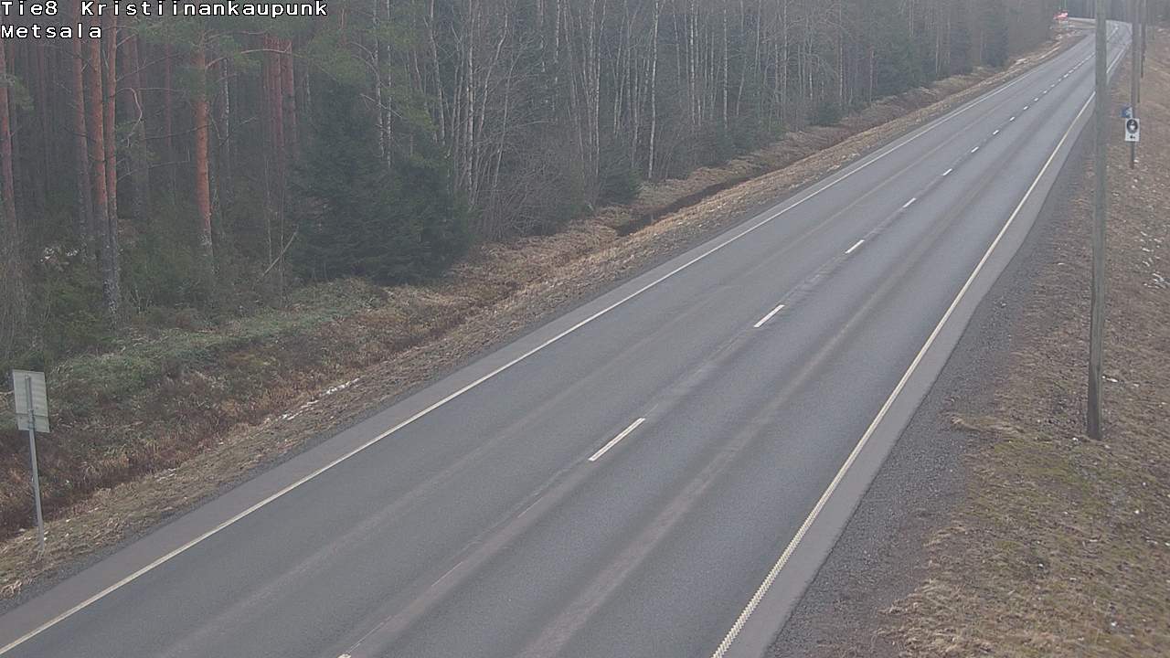 Kelikamerat Kuva Tie 8 Kristiinankaupunki, Metsälä, Kristiinankaupunki, Pohjanmaa