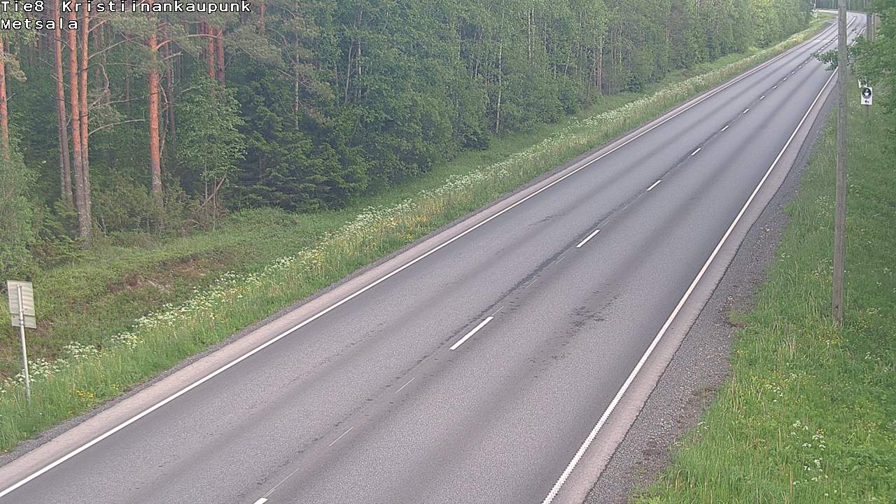 Kelikamerat Kuva Tie 8 Kristiinankaupunki, Metsälä, Kristiinankaupunki, Pohjanmaa
