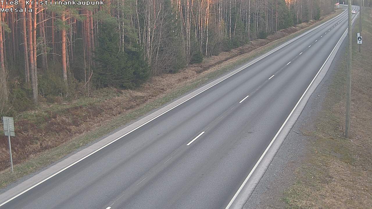 Weather Camera Image Väg 8 Kristinestad, Ömossa, Kristiinankaupunki, Pohjanmaa