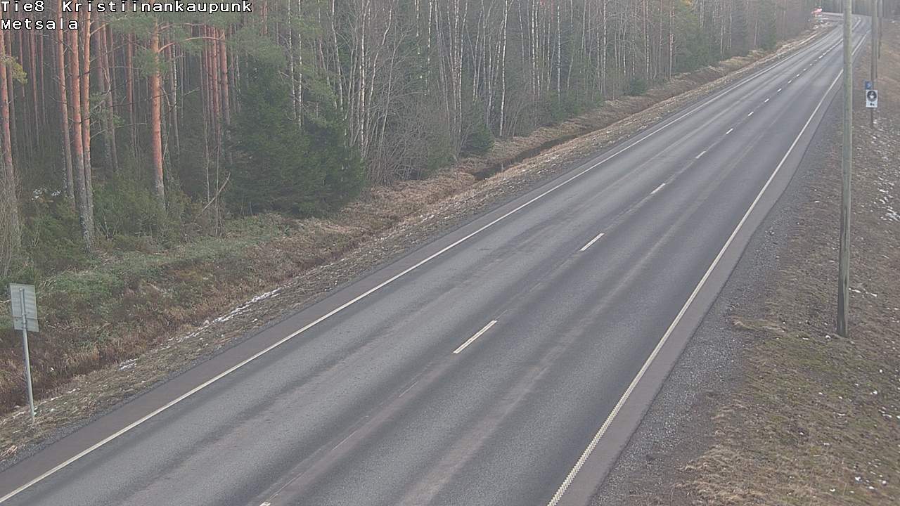 Kelikamerat Kuva Tie 8 Kristiinankaupunki, Metsälä, Kristiinankaupunki, Pohjanmaa