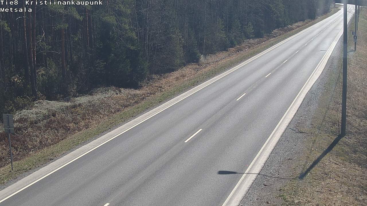 Weather Camera Image Väg 8 Kristinestad, Ömossa, Kristiinankaupunki, Pohjanmaa