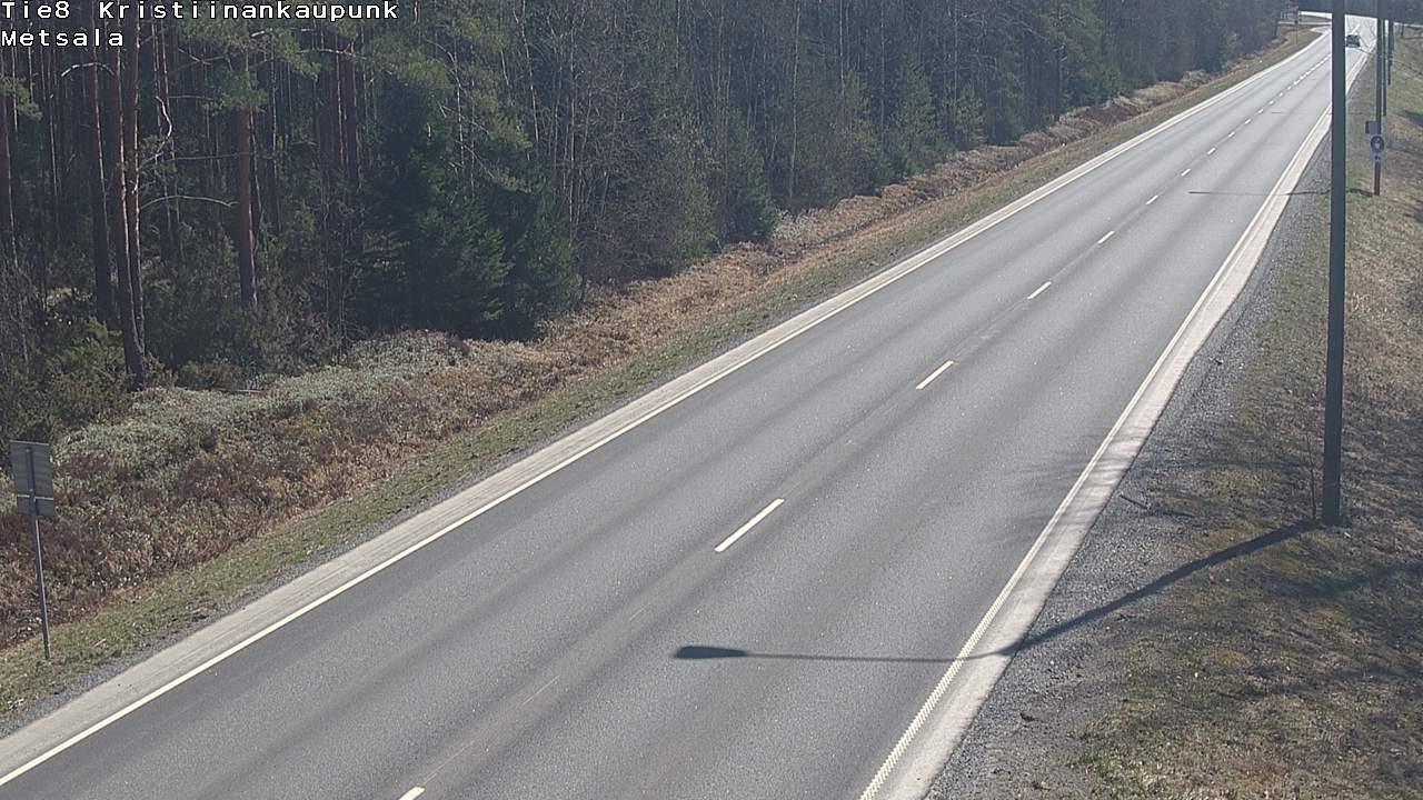 Weather Camera Image Väg 8 Kristinestad, Ömossa, Kristiinankaupunki, Pohjanmaa