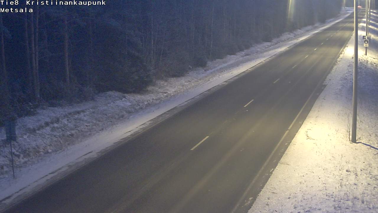 Weather Camera Image Road 8 Kristiinankaupunki Metsälä, Kristiinankaupunki, Pohjanmaa