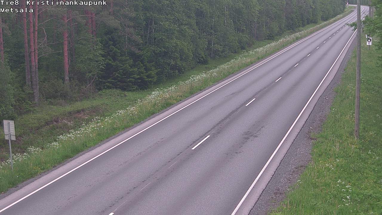 Kelikamerat Kuva Tie 8 Kristiinankaupunki, Metsälä, Kristiinankaupunki, Pohjanmaa