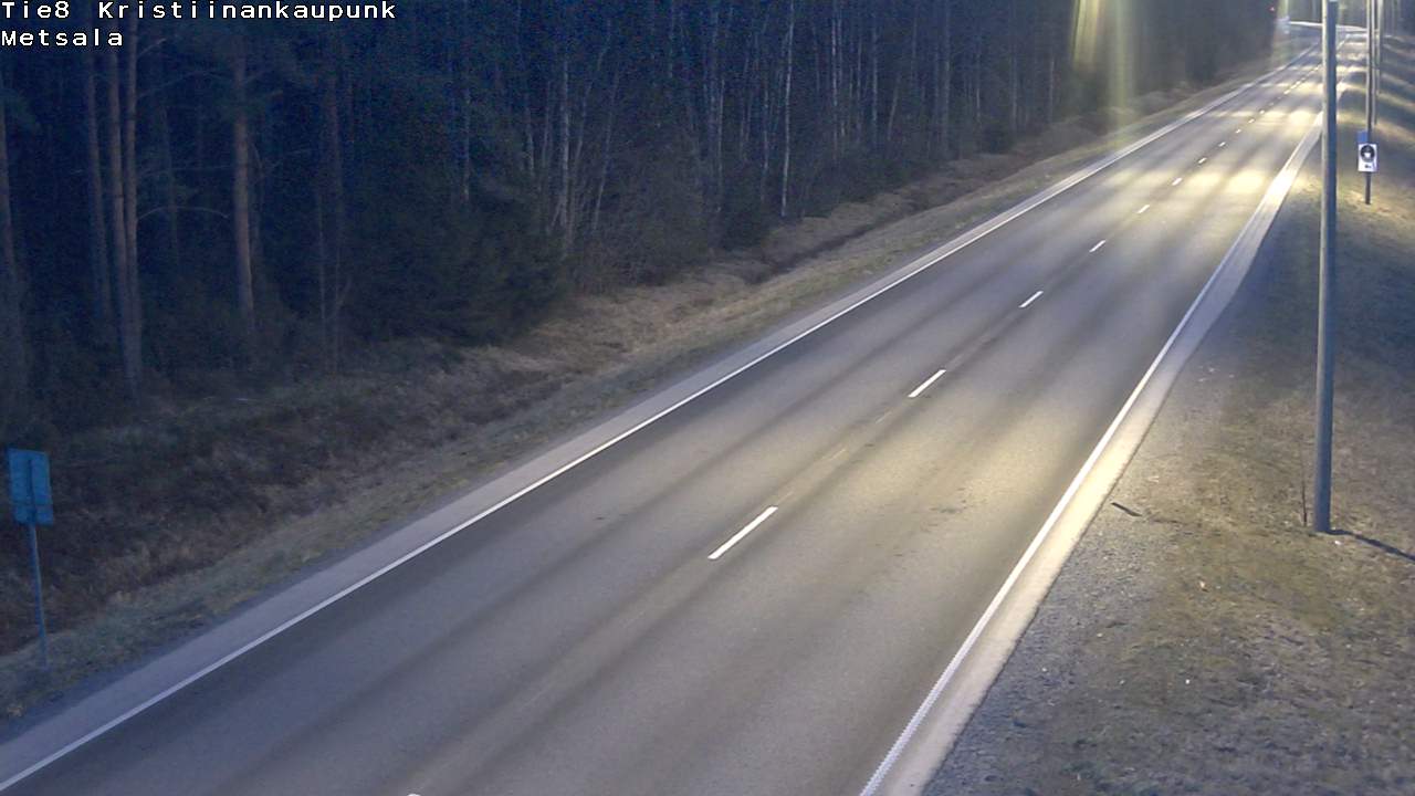 Weather Camera Image Väg 8 Kristinestad, Ömossa, Kristiinankaupunki, Pohjanmaa