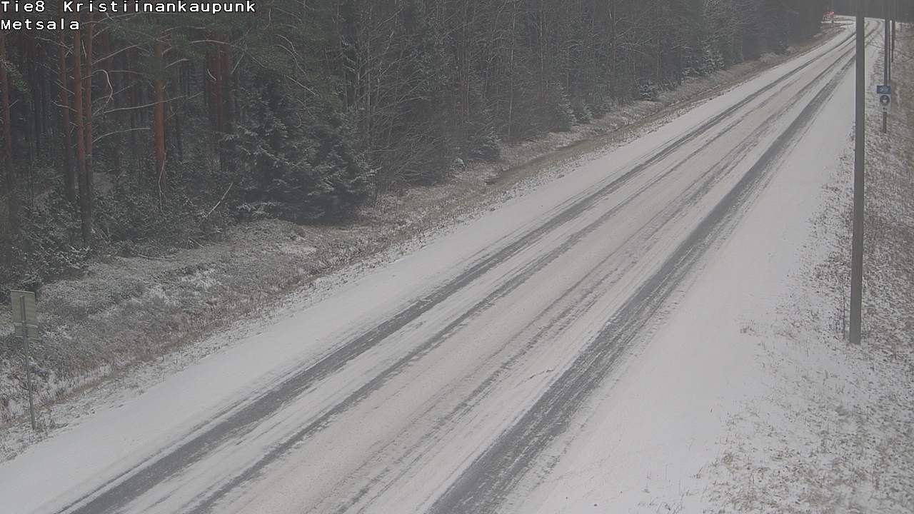 Kelikamerat Kuva Tie 8 Kristiinankaupunki, Metsälä, Kristiinankaupunki, Pohjanmaa