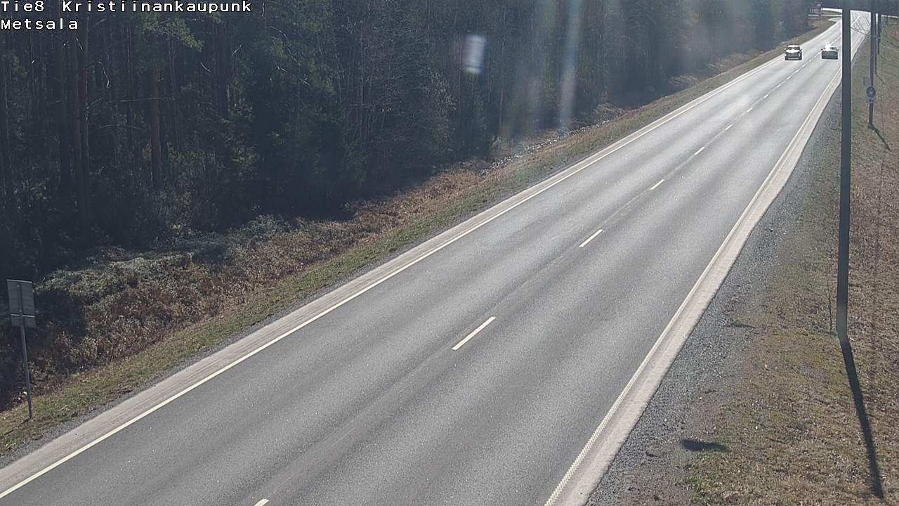 Weather Camera Image Väg 8 Kristinestad, Ömossa, Kristiinankaupunki, Pohjanmaa