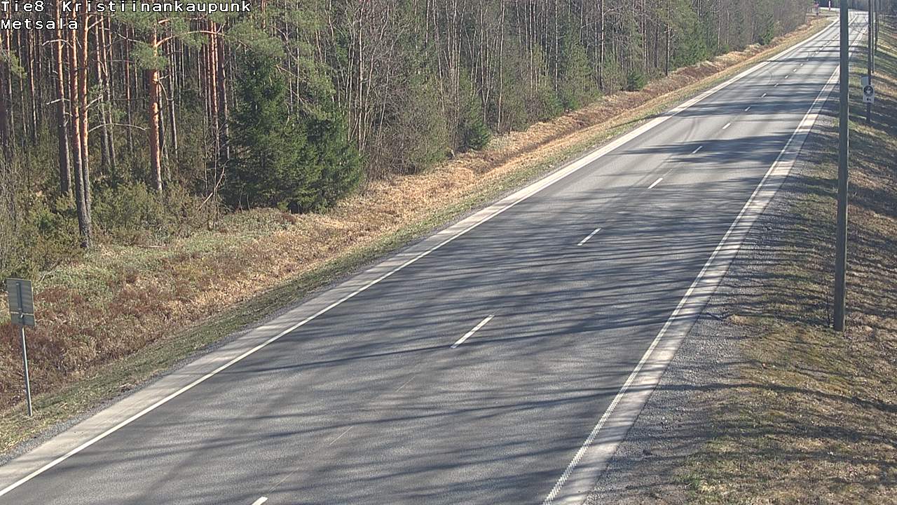 Weather Camera Image Väg 8 Kristinestad, Ömossa, Kristiinankaupunki, Pohjanmaa