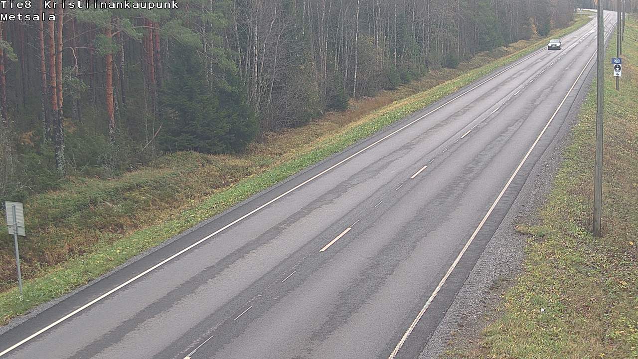 Kelikamerat Kuva Tie 8 Kristiinankaupunki, Metsälä, Kristiinankaupunki, Pohjanmaa