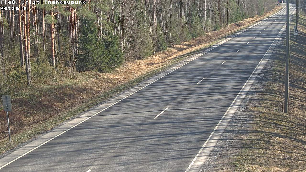 Weather Camera Image Väg 8 Kristinestad, Ömossa, Kristiinankaupunki, Pohjanmaa
