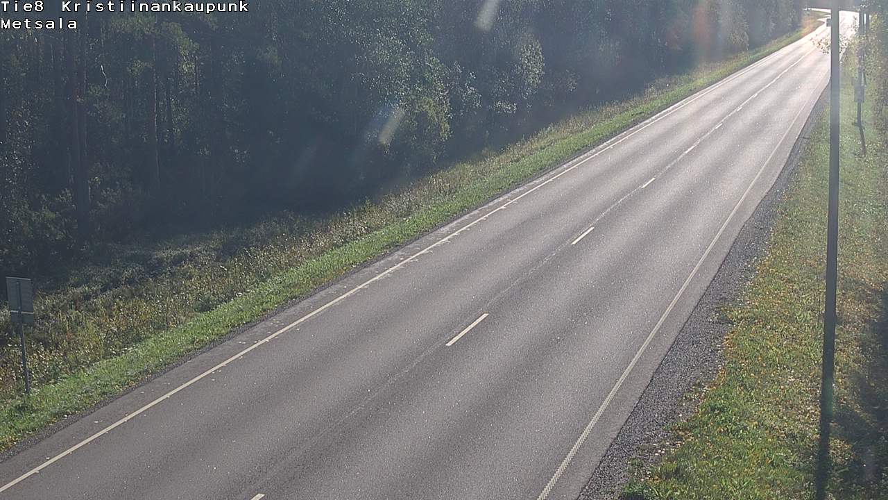 Weather Camera Image Road 8 Kristiinankaupunki Metsälä, Kristiinankaupunki, Pohjanmaa