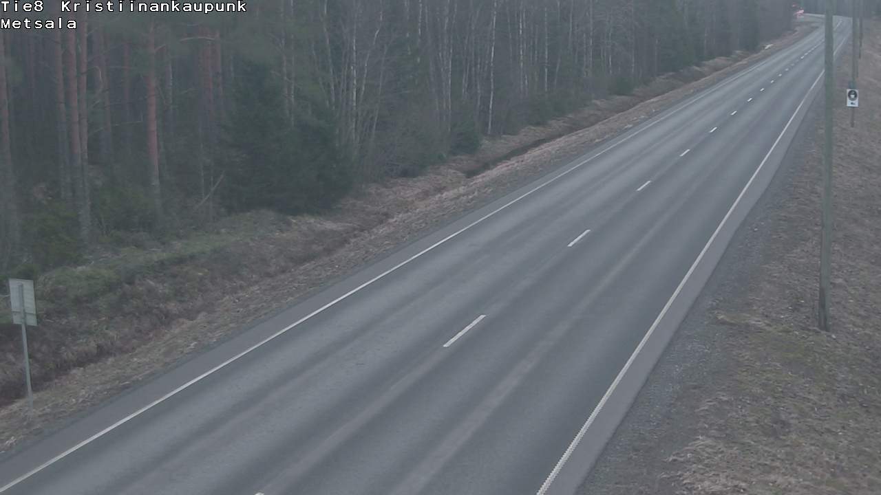 Weather Camera Image Road 8 Kristiinankaupunki Metsälä, Kristiinankaupunki, Pohjanmaa