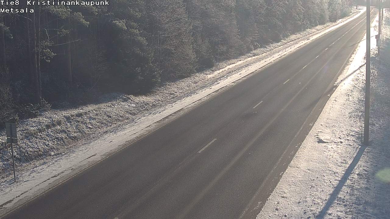 Weather Camera Image Road 8 Kristiinankaupunki Metsälä, Kristiinankaupunki, Pohjanmaa