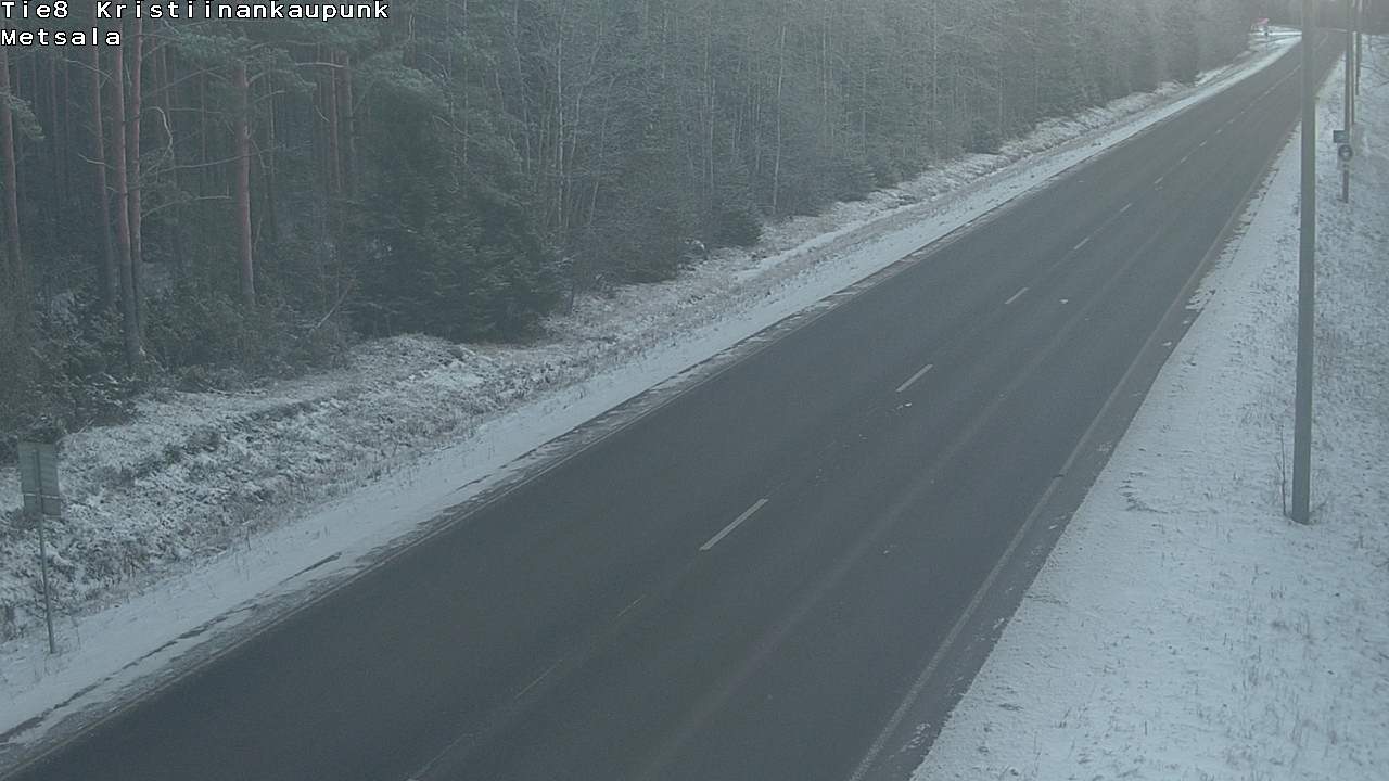 Weather Camera Image Road 8 Kristiinankaupunki Metsälä, Kristiinankaupunki, Pohjanmaa