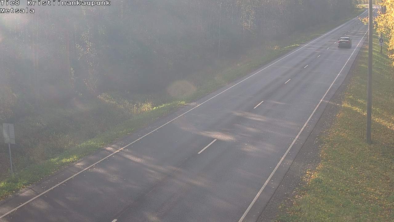 Weather Camera Image Road 8 Kristiinankaupunki Metsälä, Kristiinankaupunki, Pohjanmaa