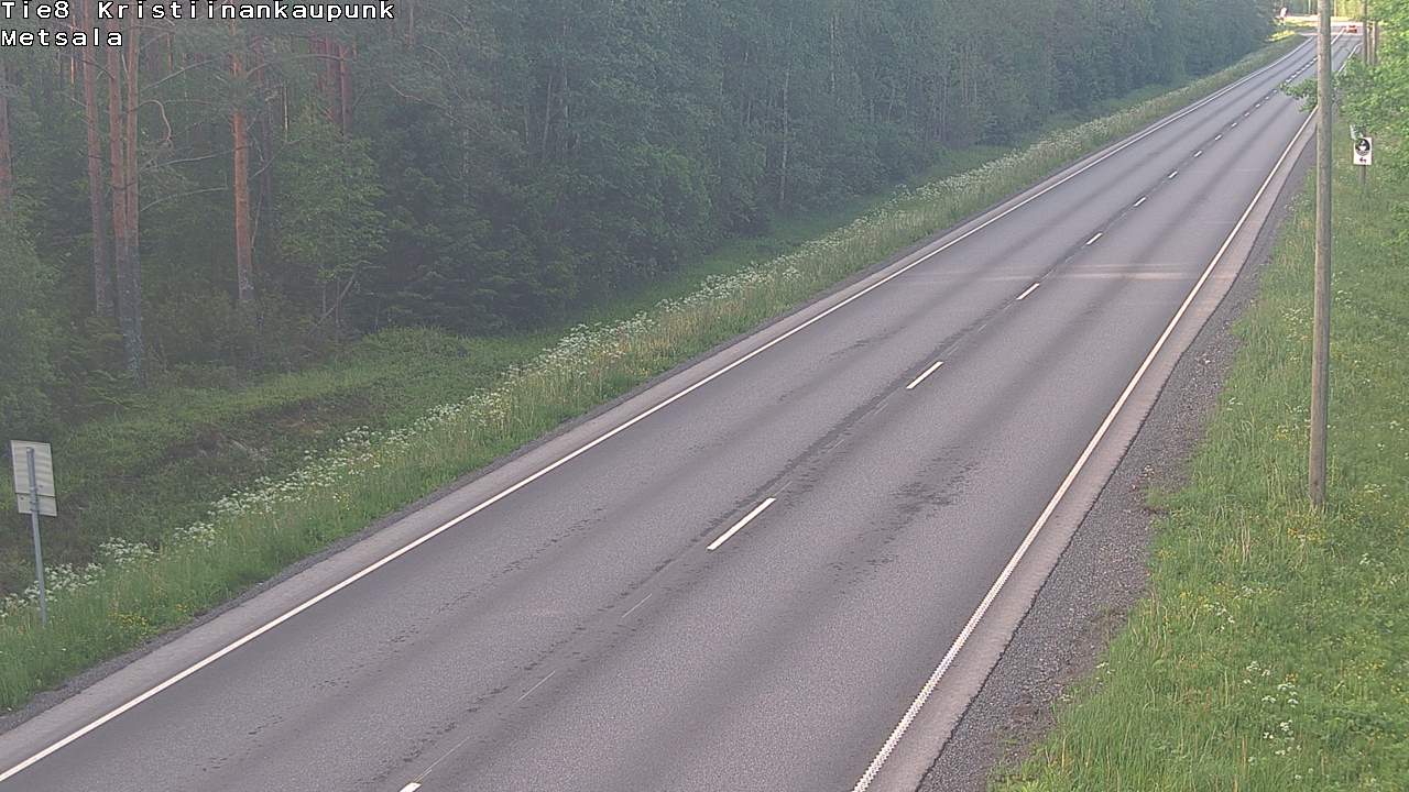 Kelikamerat Kuva Tie 8 Kristiinankaupunki, Metsälä, Kristiinankaupunki, Pohjanmaa