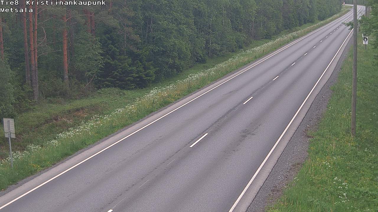 Kelikamerat Kuva Tie 8 Kristiinankaupunki, Metsälä, Kristiinankaupunki, Pohjanmaa