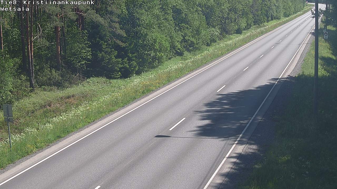 Weather Camera Image Väg 8 Kristinestad, Ömossa, Kristiinankaupunki, Pohjanmaa