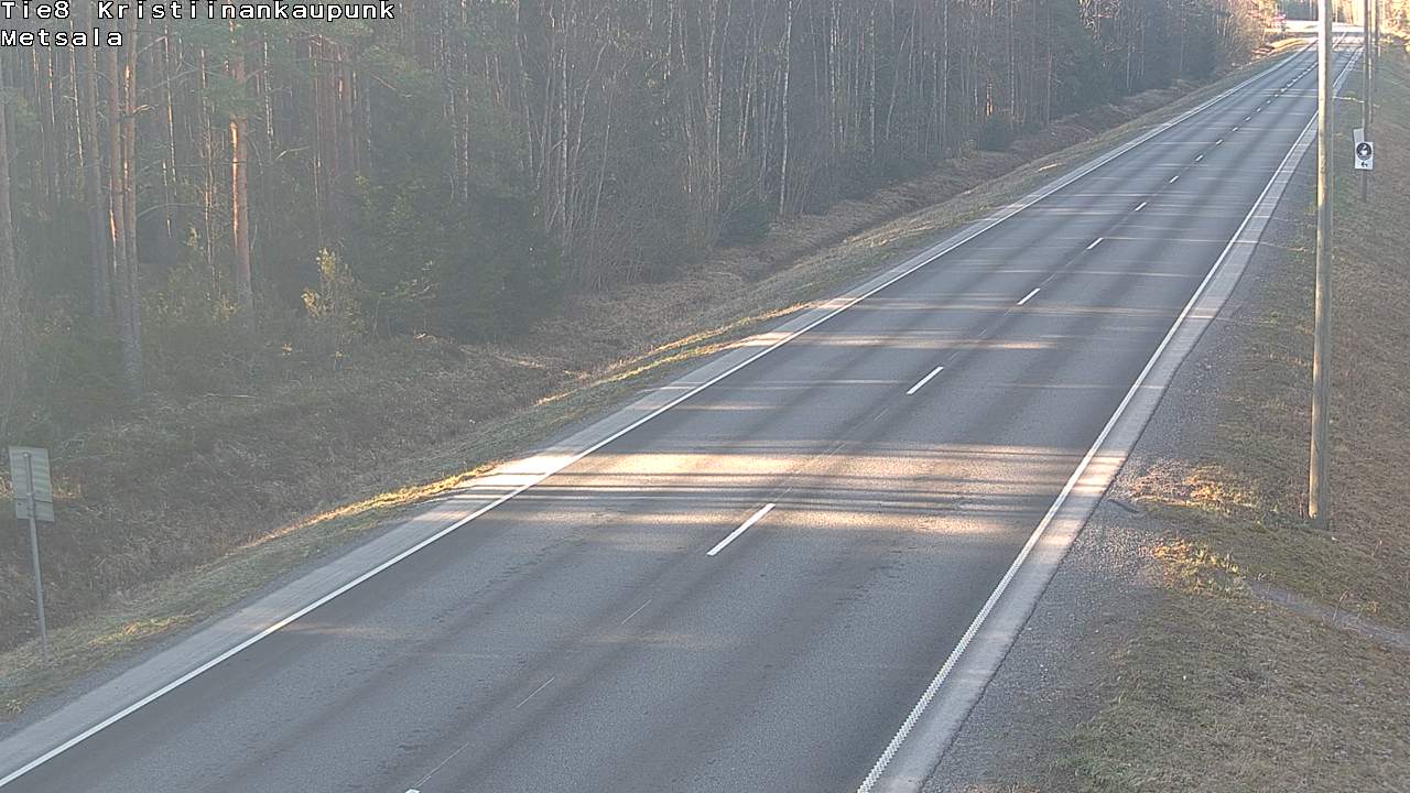 Weather Camera Image Väg 8 Kristinestad, Ömossa, Kristiinankaupunki, Pohjanmaa
