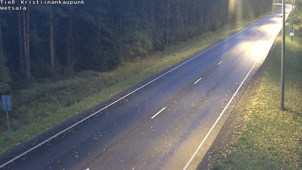 Weather Camera Image Road 8 Kristiinankaupunki Metsälä, Kristiinankaupunki, Pohjanmaa