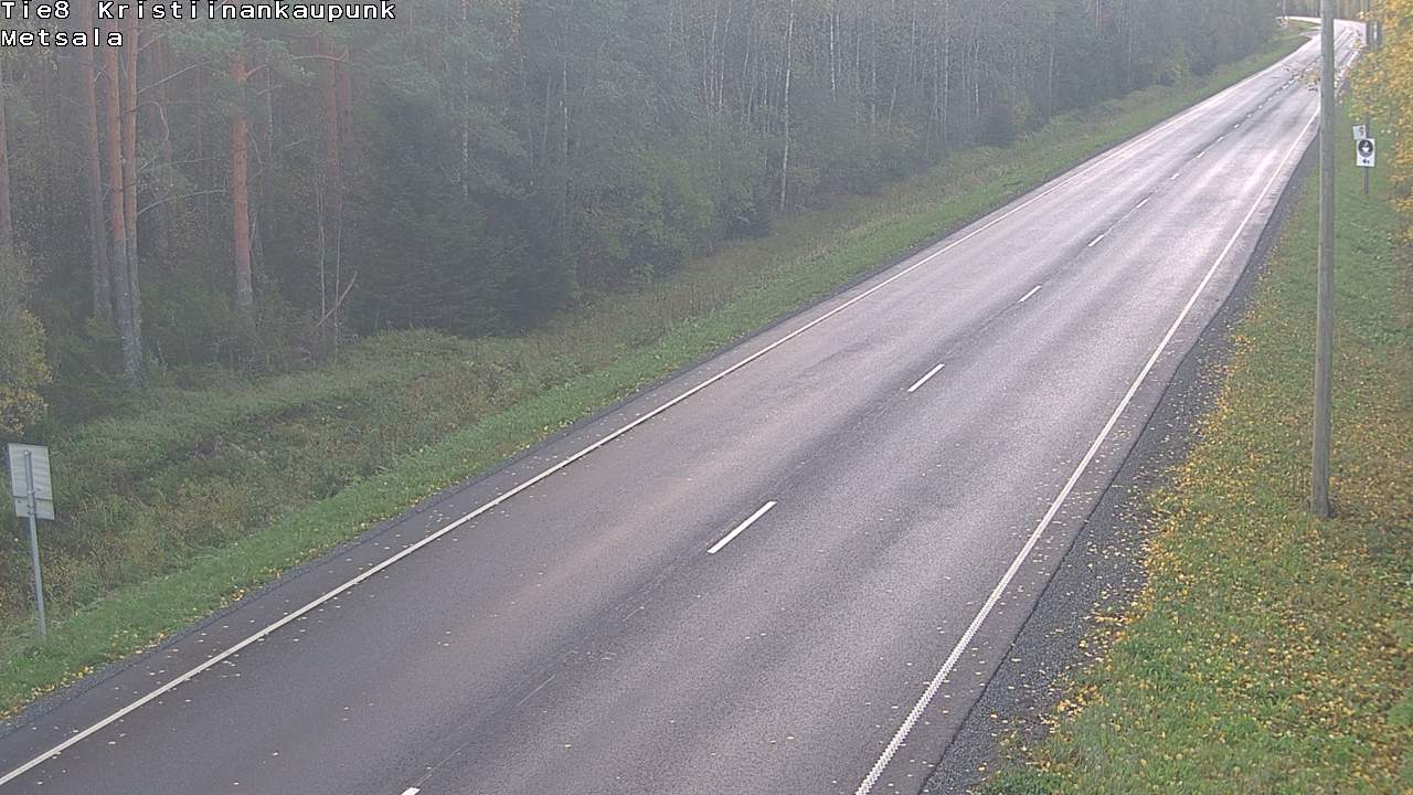 Weather Camera Image Väg 8 Kristinestad, Ömossa, Kristiinankaupunki, Pohjanmaa