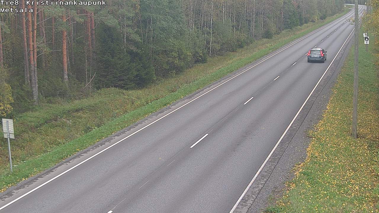 Kelikamerat Kuva Tie 8 Kristiinankaupunki, Metsälä, Kristiinankaupunki, Pohjanmaa