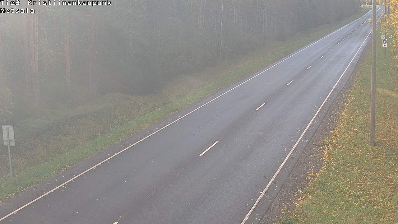 Weather Camera Image Road 8 Kristiinankaupunki Metsälä, Kristiinankaupunki, Pohjanmaa