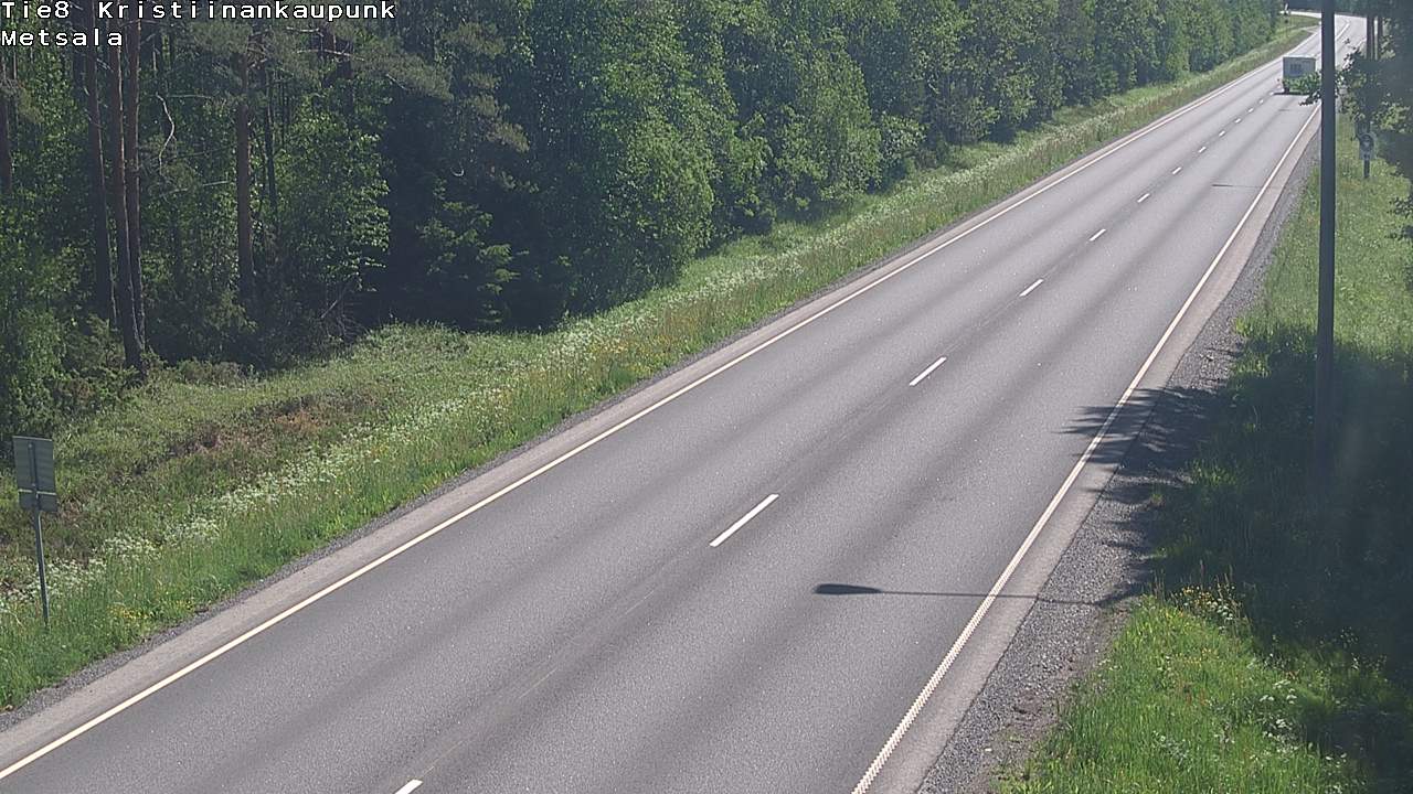 Weather Camera Image Väg 8 Kristinestad, Ömossa, Kristiinankaupunki, Pohjanmaa