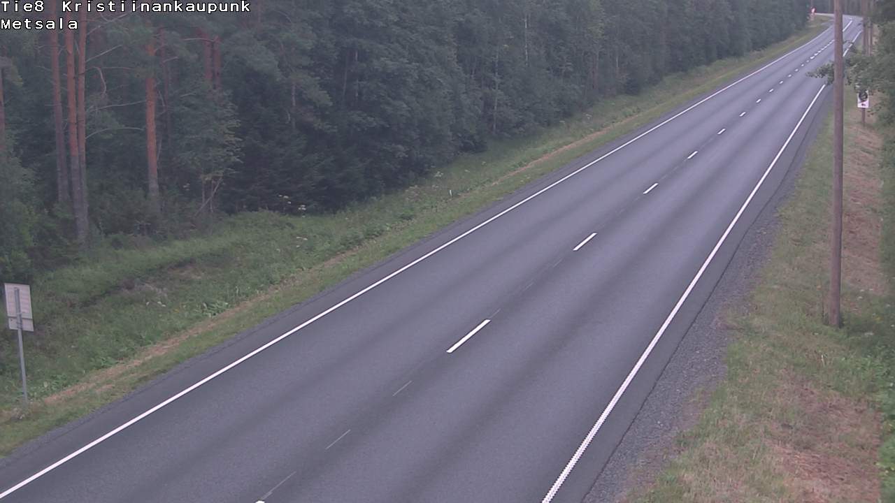 Weather Camera Image Road 8 Kristiinankaupunki Metsälä, Kristiinankaupunki, Pohjanmaa