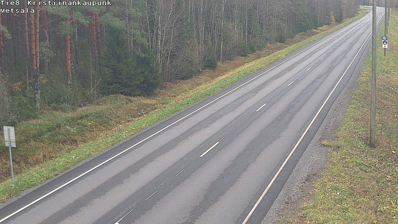 Kelikamerat Kuva Tie 8 Kristiinankaupunki, Metsälä, Kristiinankaupunki, Pohjanmaa