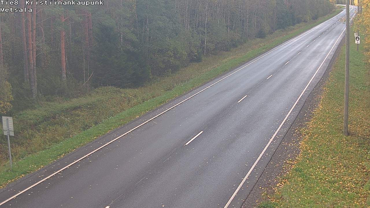 Weather Camera Image Väg 8 Kristinestad, Ömossa, Kristiinankaupunki, Pohjanmaa