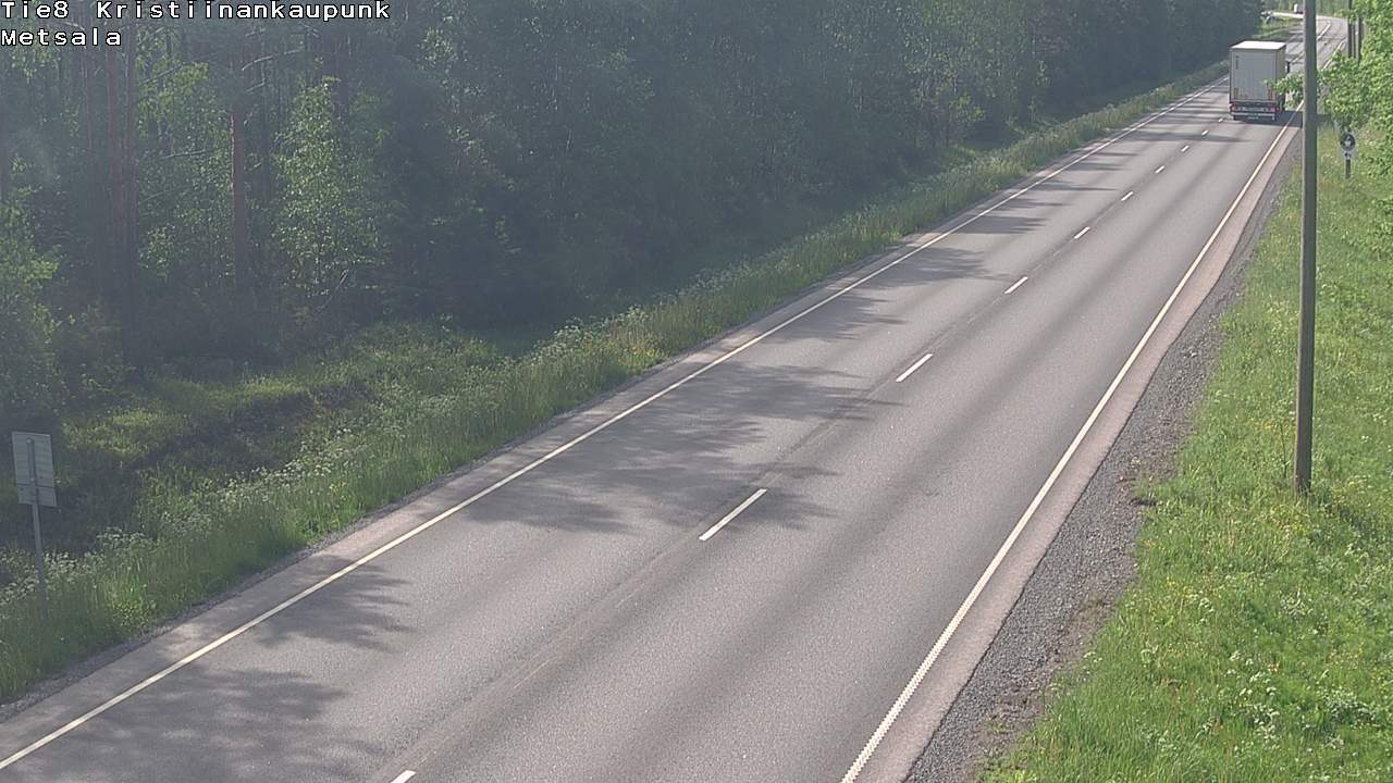 Weather Camera Image Väg 8 Kristinestad, Ömossa, Kristiinankaupunki, Pohjanmaa