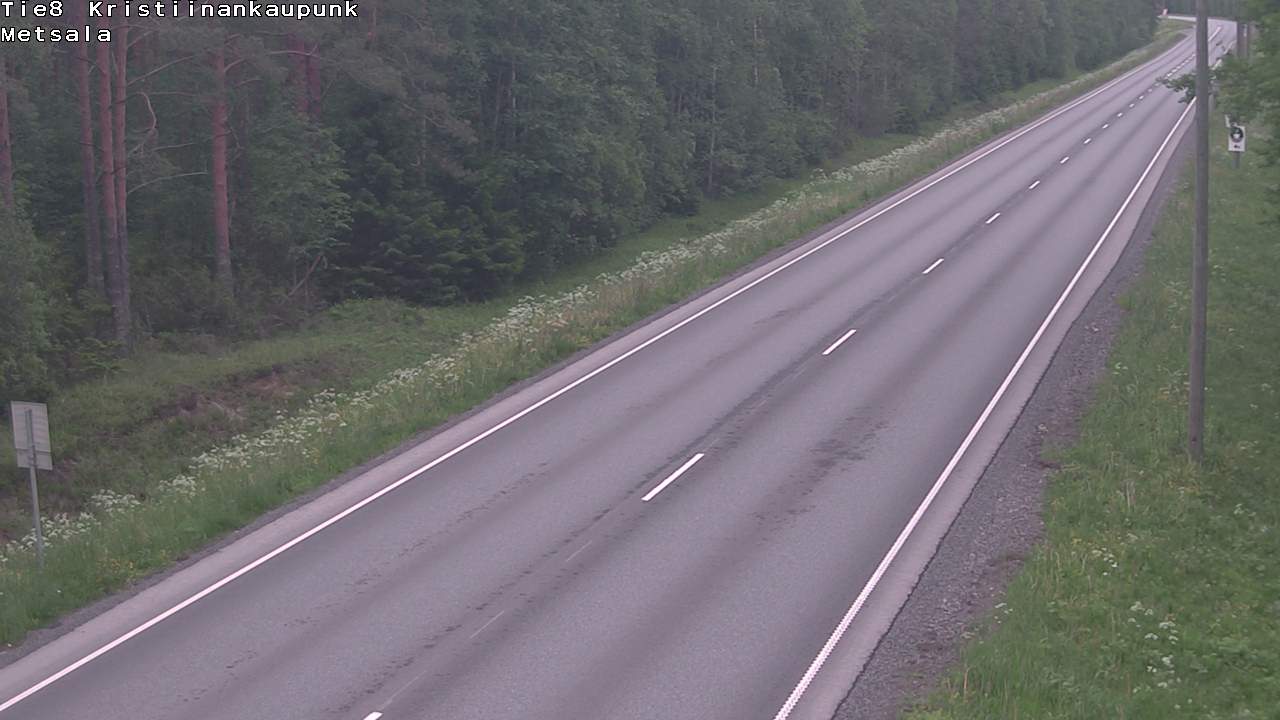 Kelikamerat Kuva Tie 8 Kristiinankaupunki, Metsälä, Kristiinankaupunki, Pohjanmaa