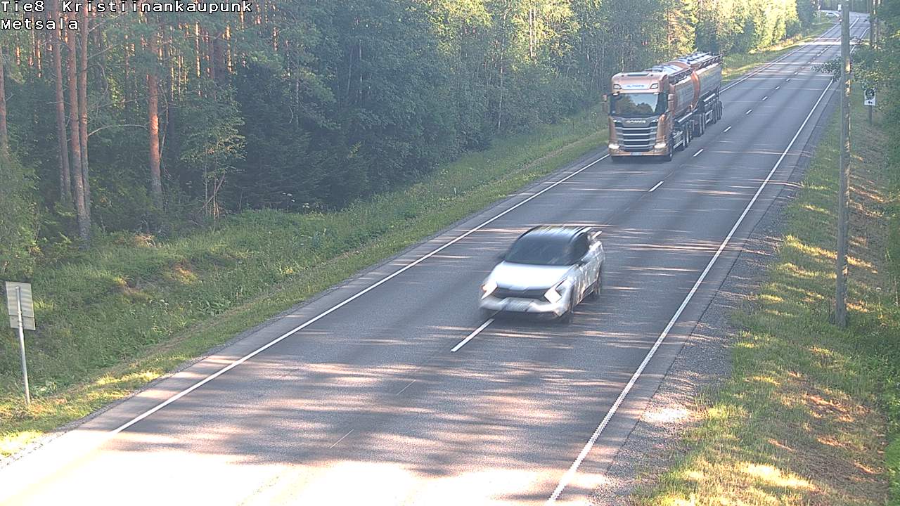 Kelikamerat Kuva Tie 8 Kristiinankaupunki, Metsälä, Kristiinankaupunki, Pohjanmaa