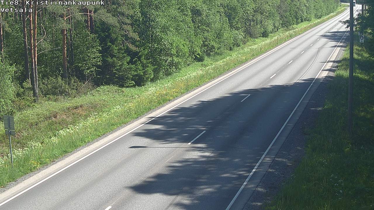 Weather Camera Image Väg 8 Kristinestad, Ömossa, Kristiinankaupunki, Pohjanmaa
