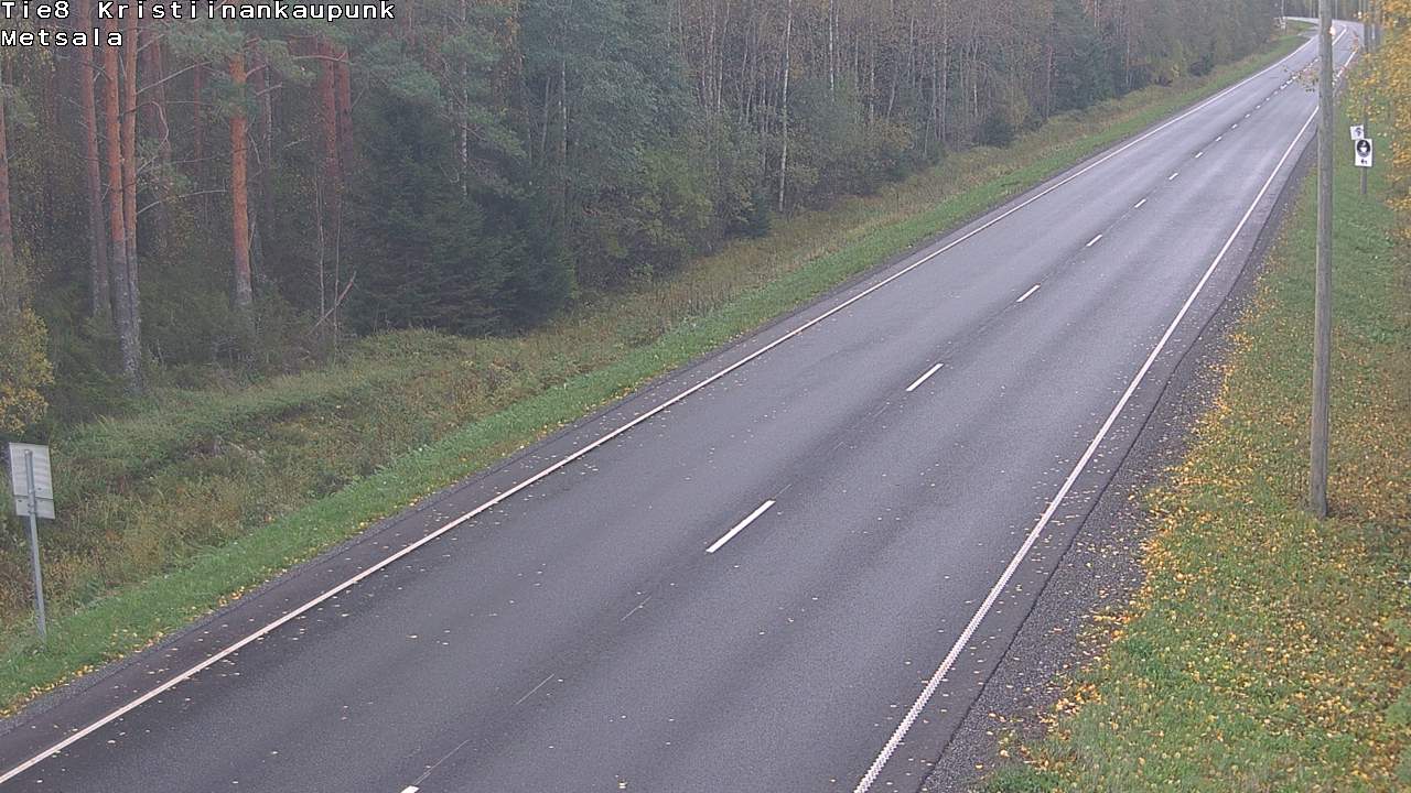 Weather Camera Image Väg 8 Kristinestad, Ömossa, Kristiinankaupunki, Pohjanmaa