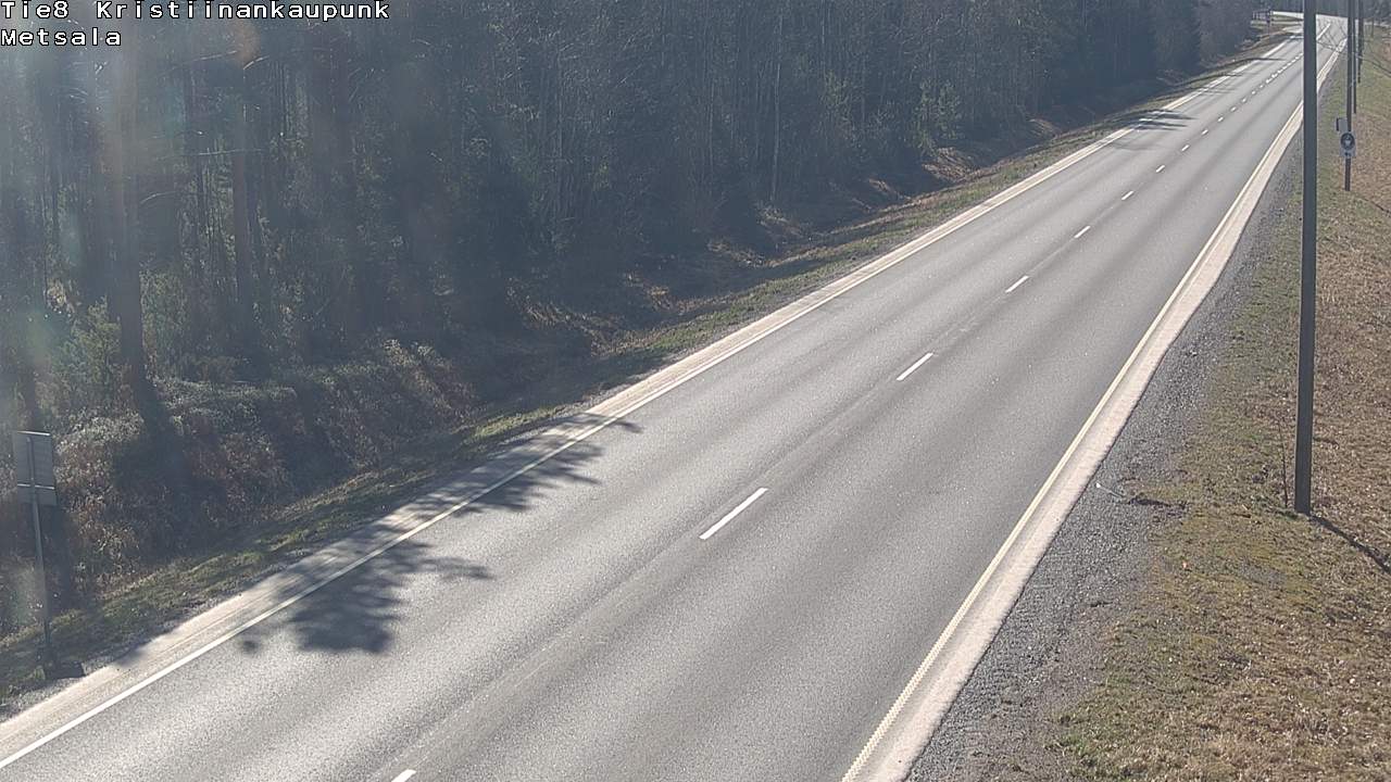 Weather Camera Image Väg 8 Kristinestad, Ömossa, Kristiinankaupunki, Pohjanmaa