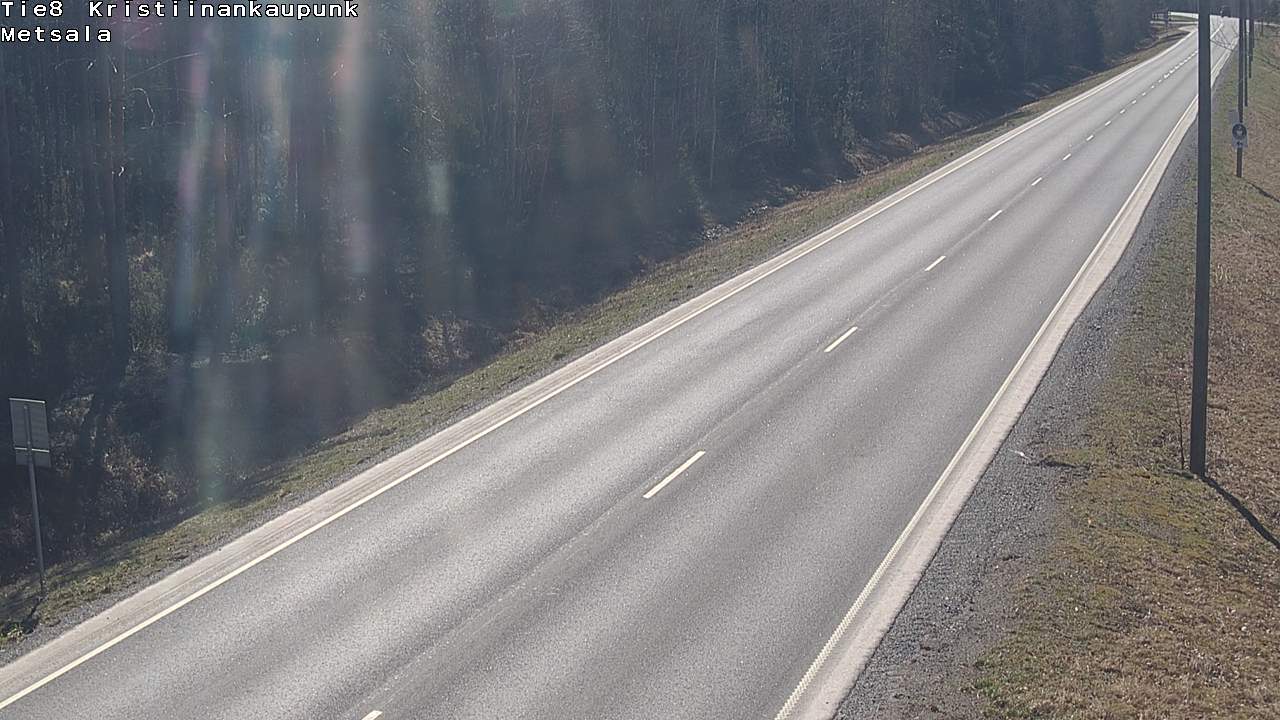 Weather Camera Image Väg 8 Kristinestad, Ömossa, Kristiinankaupunki, Pohjanmaa