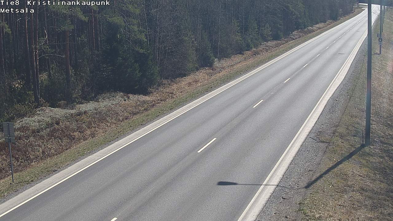 Weather Camera Image Väg 8 Kristinestad, Ömossa, Kristiinankaupunki, Pohjanmaa