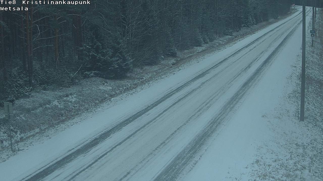 Kelikamerat Kuva Tie 8 Kristiinankaupunki, Metsälä, Kristiinankaupunki, Pohjanmaa