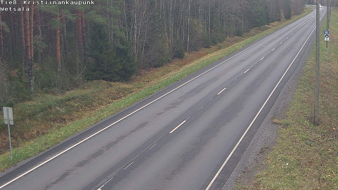 Kelikamerat Kuva Tie 8 Kristiinankaupunki, Metsälä, Kristiinankaupunki, Pohjanmaa