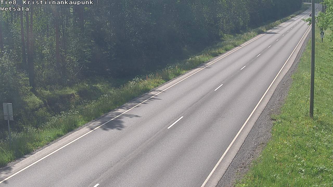 Weather Camera Image Väg 8 Kristinestad, Ömossa, Kristiinankaupunki, Pohjanmaa