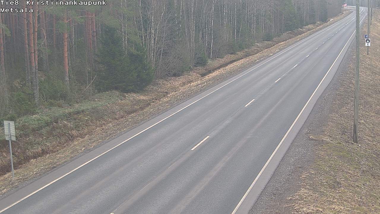 Kelikamerat Kuva Tie 8 Kristiinankaupunki, Metsälä, Kristiinankaupunki, Pohjanmaa