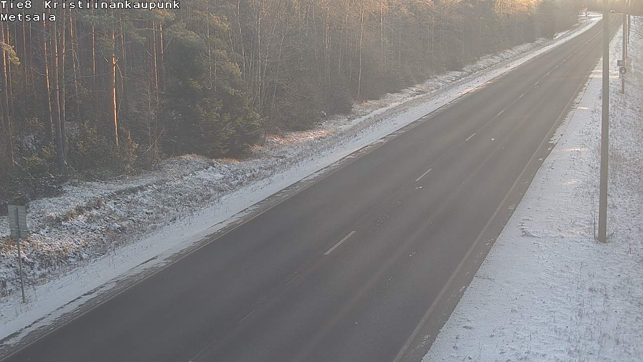 Kelikamerat Kuva Tie 8 Kristiinankaupunki, Metsälä, Kristiinankaupunki, Pohjanmaa