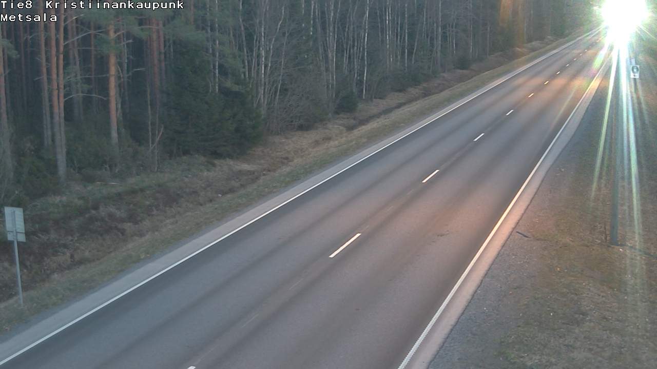 Weather Camera Image Väg 8 Kristinestad, Ömossa, Kristiinankaupunki, Pohjanmaa