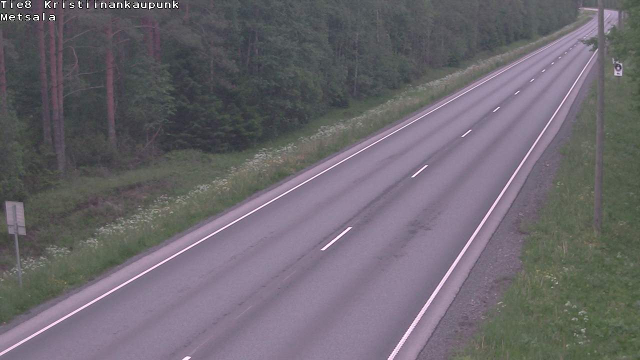 Kelikamerat Kuva Tie 8 Kristiinankaupunki, Metsälä, Kristiinankaupunki, Pohjanmaa
