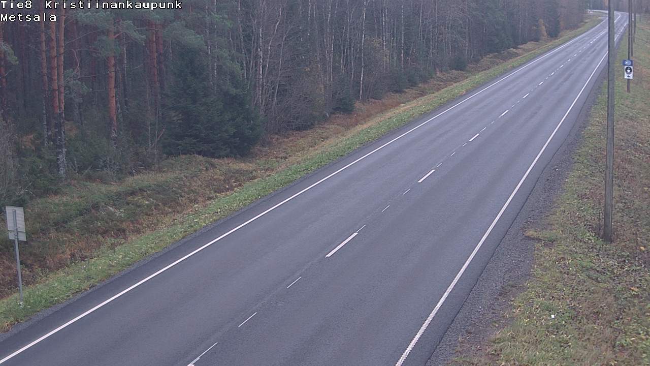 Kelikamerat Kuva Tie 8 Kristiinankaupunki, Metsälä, Kristiinankaupunki, Pohjanmaa