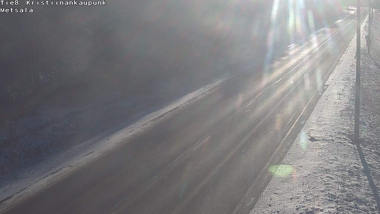 Weather Camera Image Road 8 Kristiinankaupunki Metsälä, Kristiinankaupunki, Pohjanmaa
